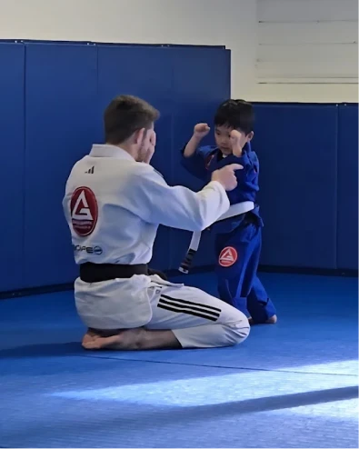 Kids confident with bjj